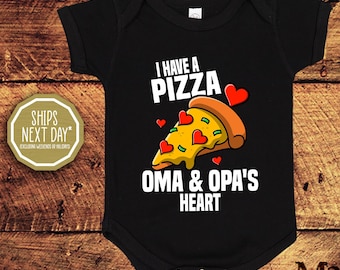 Tengo una pizza, tía y corazón de tío, Día de San Valentín, Body de bebé, Camiseta para niño pequeño