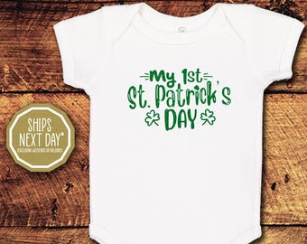 Mi primer Día de San Patricio, Día de San Patricio, Body de bebé, Camiseta para niño pequeño
