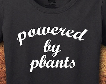 Alimentato da piante, vegano, maglietta vegana, maglietta vegana, abbigliamento vegano, vegetariano, maglietta vegetariana, maglietta vegetariana, maglietta vegetariana, maglietta vegetariana, maglietta