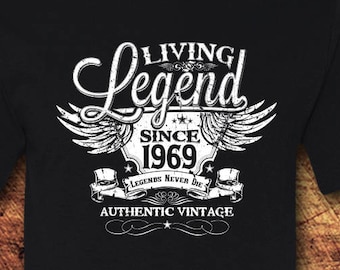 Living Legend Since 196, 55th Birthday, 55 Birthday, 55th Birthday Shirt, 1969, Living Legend, Birthday, Birthday Gift, Birthday Shirt