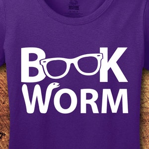 Book Worm Book Nerd Book Lover Reading Book Lover Gift Boo Nerd Shirt Reading Shirt Book Shirt Book Library T-Shirt Shirt Tee image 1