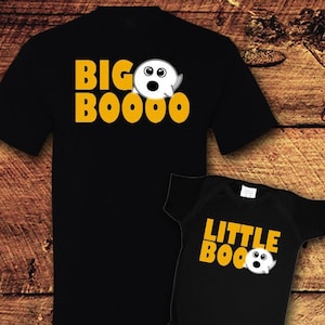 Big Boo Little Boo, Big Boo Shirt, Little Boo and Big Boo Shirt, New Dad Gifts, Dad and Baby Matching Shirts, Father&#39;s Day Shirt, T-Shirt