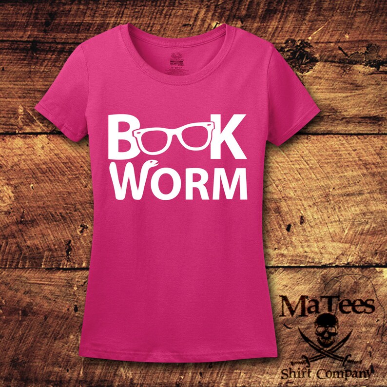 Book Worm Book Nerd Book Lover Reading Book Lover Gift Boo Nerd Shirt Reading Shirt Book Shirt Book Library T-Shirt Shirt Tee image 2