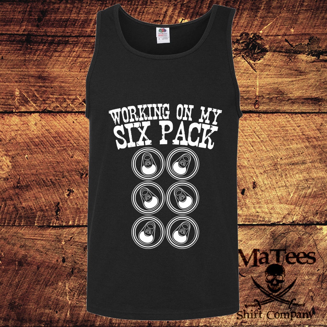 Working on My Six Pack, Gym Tank, Workout Tank, Workout Tank Tops