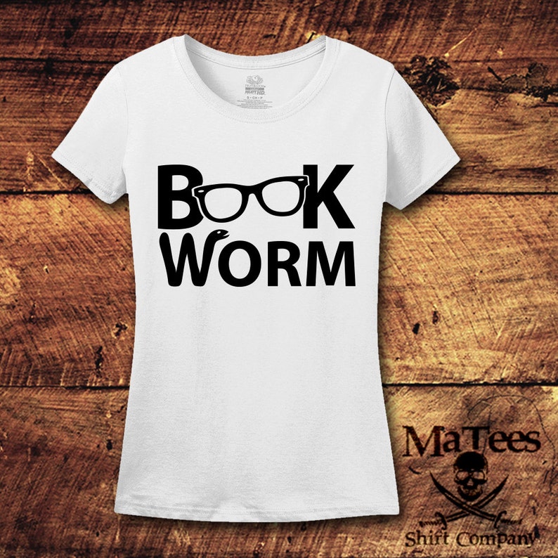 Book Worm Book Nerd Book Lover Reading Book Lover Gift Boo Nerd Shirt Reading Shirt Book Shirt Book Library T-Shirt Shirt Tee image 4