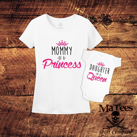 Mommy and Me Outfits, Mother Daughter Shirt, Mommy of a Princess