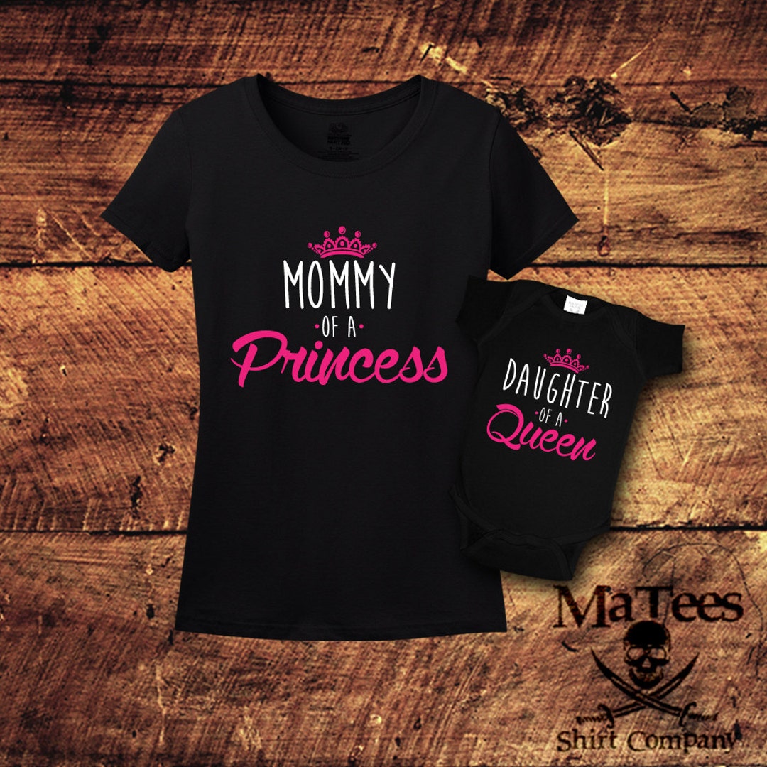 Mommy and Me Outfits, Mother Daughter Shirt, Mommy of a Princess ...