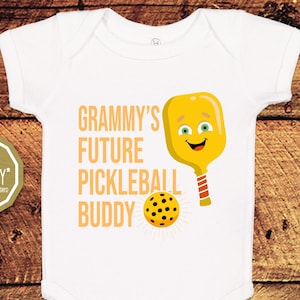 Grammy&#39;s Future Pickleball Buddy, Baby Bodysuit One Piece, Pickleball, Pickleball Gifts, Pickleball Baby, Baby Pickleball, Pickleball Shirt