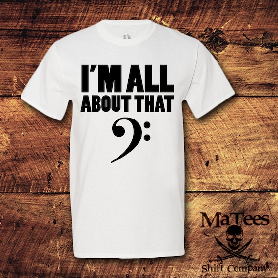 Bass Clef T-Shirt Creative Vintage Music Shirt Gift Bass Clef T-Shirt Creative Vintage Music Shirt Gift