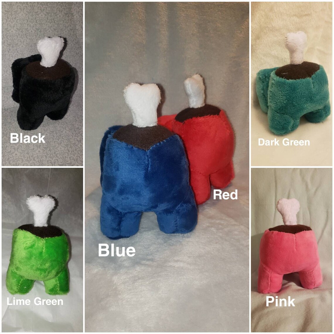 Among Us Dead Body with Bone Plushie | Etsy