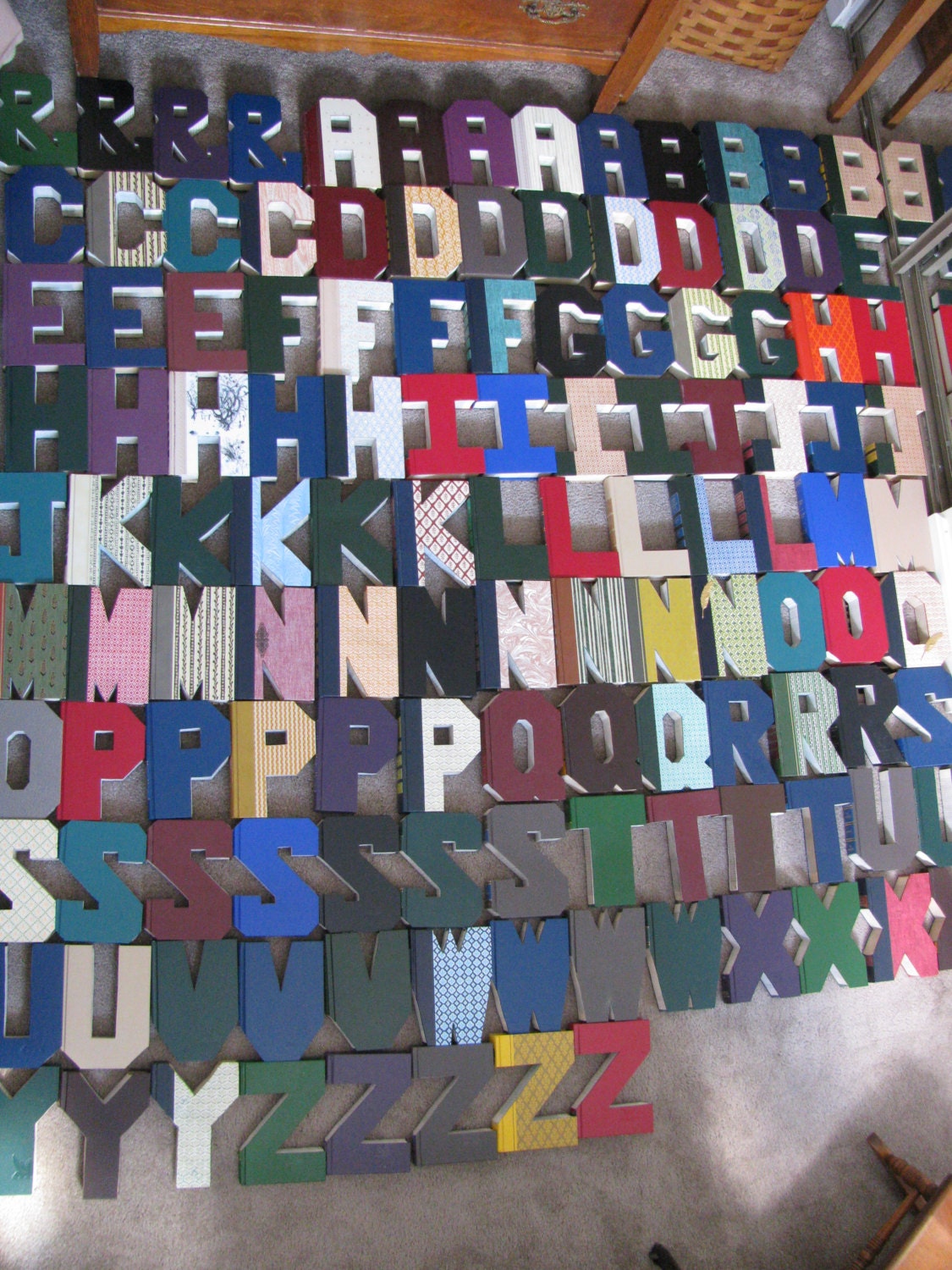 Cut Letters From Readers Digest Books Etsy