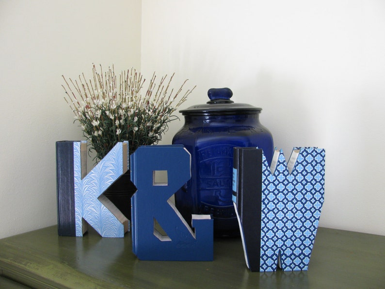 Readers Digest Books Cut Into Letters Etsy