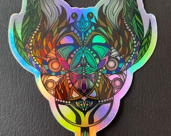 Holographic Sticker "Anamorph" Tipper Inspired Design
