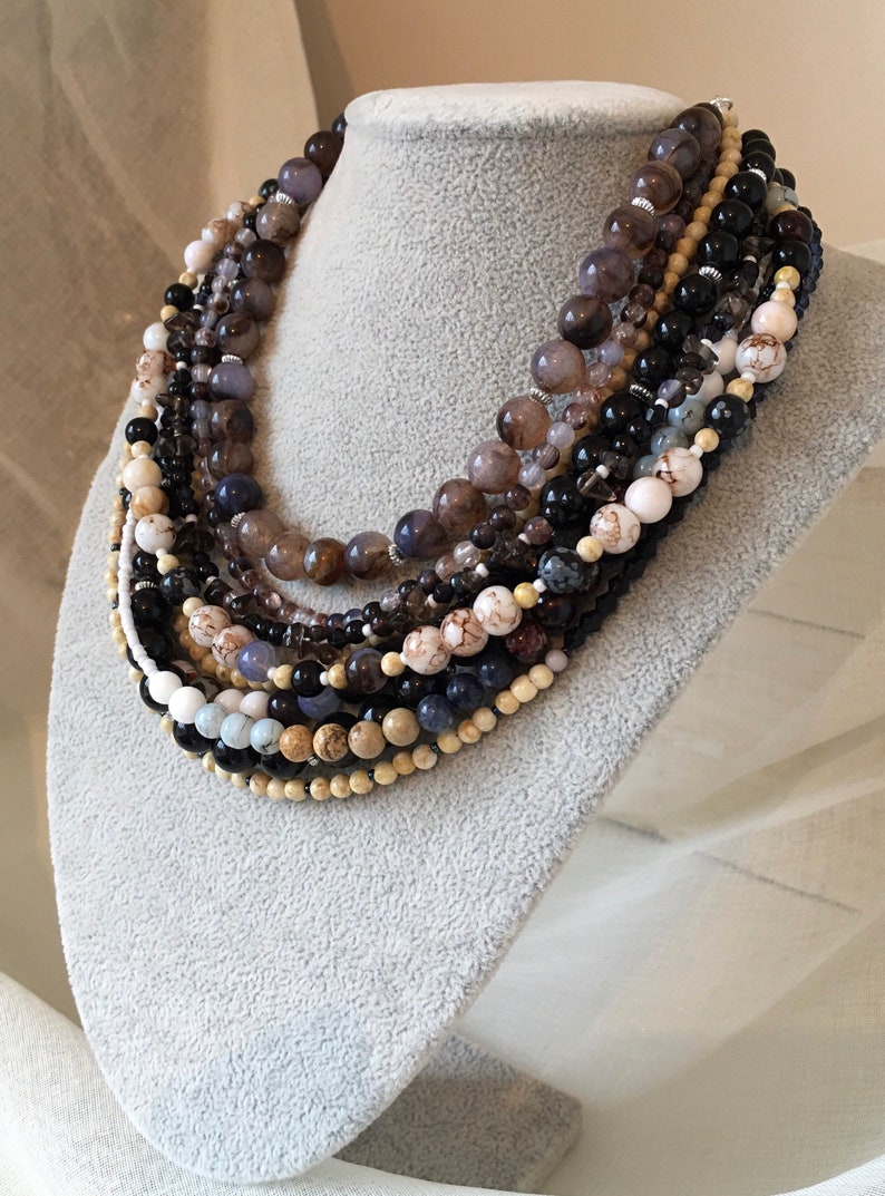 Beaded Flower Necklace