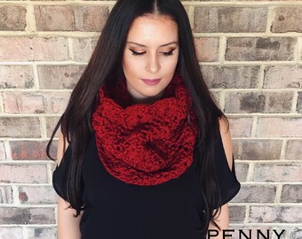 Crochet Cowl Pattern, Scarf, Easy, Tutorial, DIY, The Penny Cowl