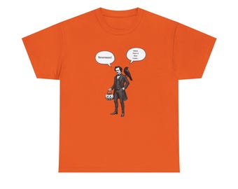 Edgar Allan Poe Halloween Tee: Gothic Literature Fan Gift