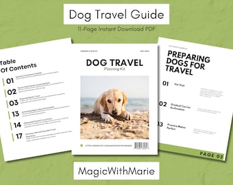 犬用旅行プランニングキット｜安全なペット旅行ガイド（印刷可能なPDF）