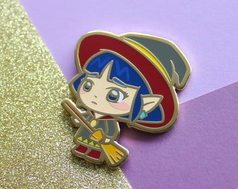 Broche de esmalte Bruxa Atrevida