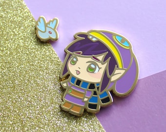 Unhero und Birb Emaille Pin