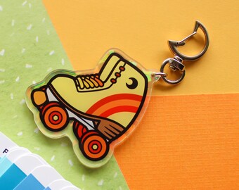 Groovy Skate Acryl Schlüsselbund