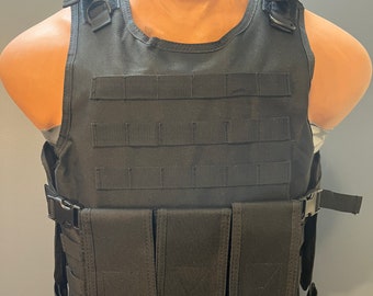 Level 4 IV Bulletproof Tactical Vest Body Armour With Plates - 4 Colors