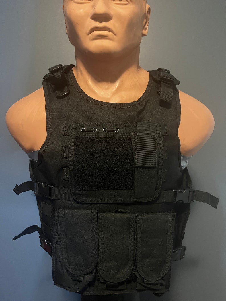 Bulletproof Tactical Vest With Plates Level 3A IIIA 4 Colors Black
