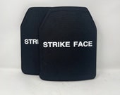 2 X Level 4 IV Hard Ballistic Strike Plate Armour Strike