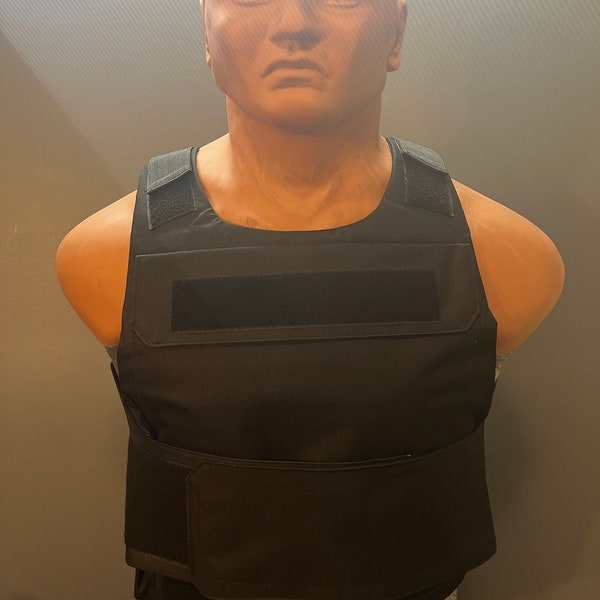 Low Profile Thin Bulletproof Tactical Vest With Plates Level 3A IIIA