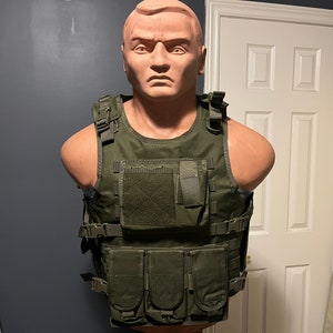 Bulletproof Tactical Vest With Plates Level 3A IIIA 4 Colors Green
