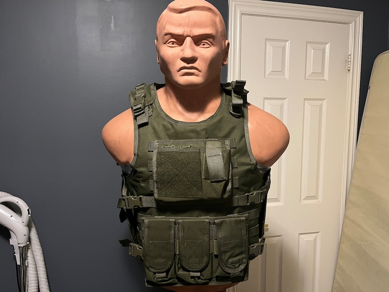 Bulletproof Tactical Vest With Plates Level 3A IIIA 4 Colors Green