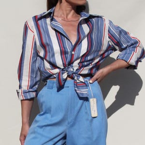 Saint Laurent Vintage Stripe Shirt - Etsy