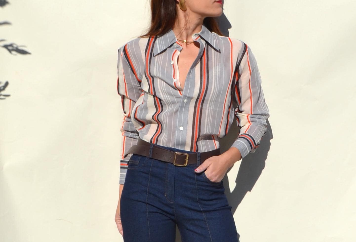 Ysl Striped Shirt - Etsy