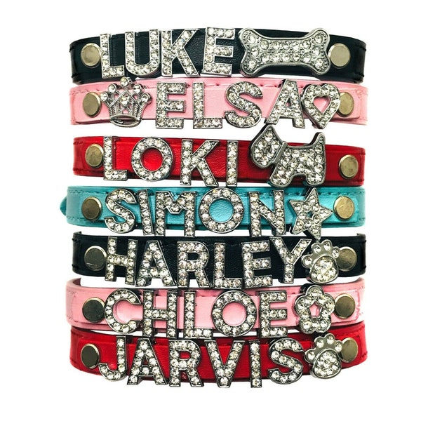 Rhinestone Dog Collar Etsy
