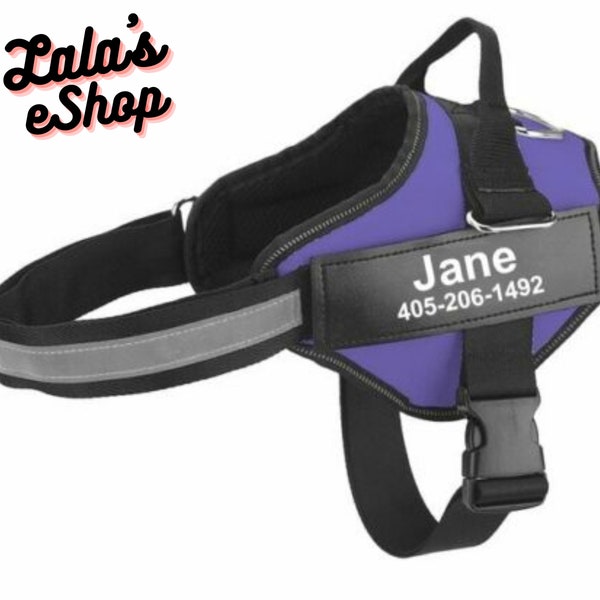 Custom Do Not Pet Dog Harness Etsy