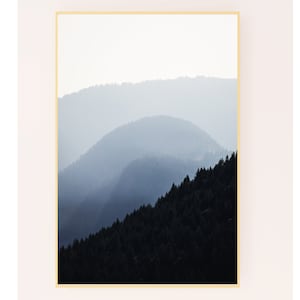 Mountain Layers British Columbia Canada Landscape Digital Photography