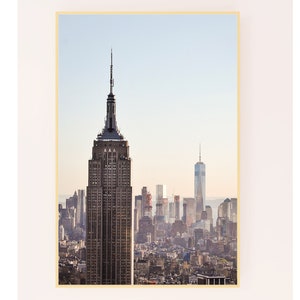 Top of the Rock NYC Empire State City View Digital Photography