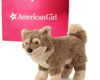 American Girl Doll DOG TATLO Kaya's NAID Peluche pour animal de compagnie Native American Indiana + Sac