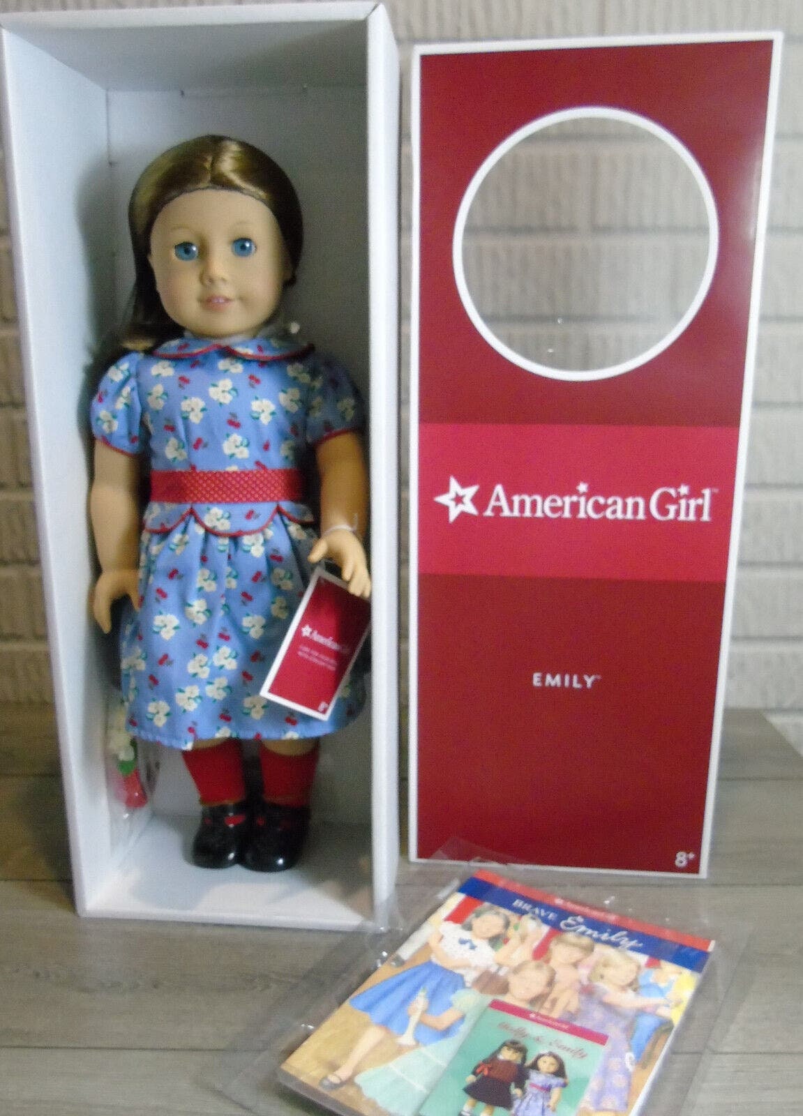 NEW American Girl EMILY DOLL Molly Friend Red Hair Blue Eyes Meet Outfit Book Etsy