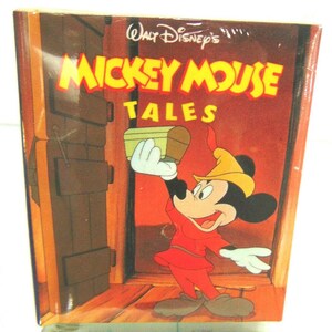 Disney Mickey Mouse Figurine & Book Brave Little Tailor Peter Pan Sword New Box image 7
