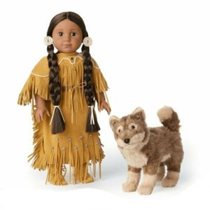 American Girl Doll DOG TATLO Kaya's NAID Peluche pour animal de compagnie Native American Indiana Sac image 3