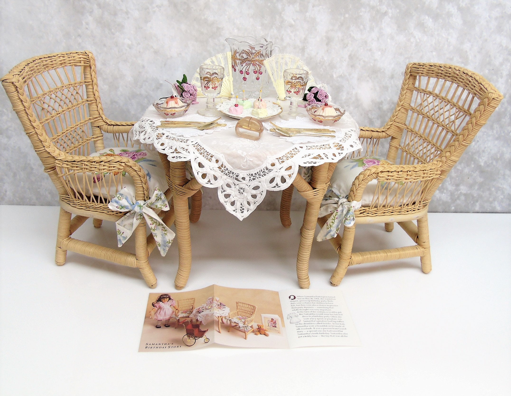 American girl doll on sale samantha tea set