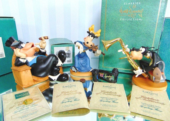 NEW Set (4) WDCC Disney Symphony Hour FIGURINES Sylvester Macaroni