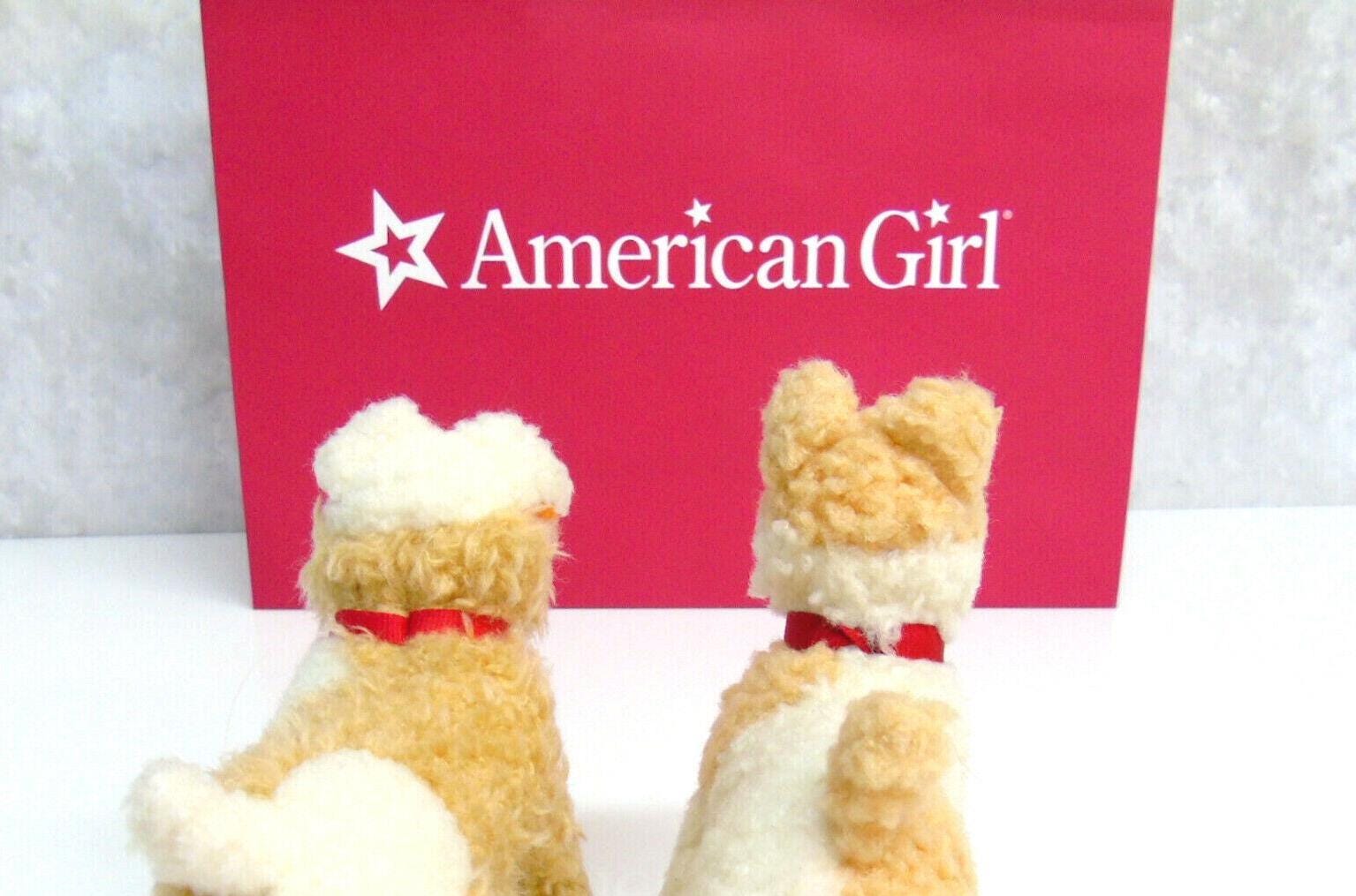 American Girl Emily Molly Pet Dogs Yank & Bennett Terrier Plush