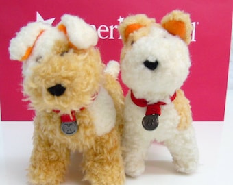 Molly Golli ペグ人形付きアメリカThe Toy Store別注品 American Girl Emily Molly Pet Dogs Yank & Bennett Terrier Plush
