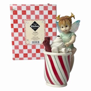 Vintage 2002 My Little Kitchen Fairies HOT CHOCOLATE FAIRIE Candy
