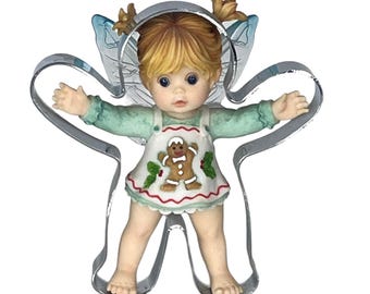 My Little Kitchen Fairies Cookie Cutter Fairie Christmas Apron Fairy Girl Figure