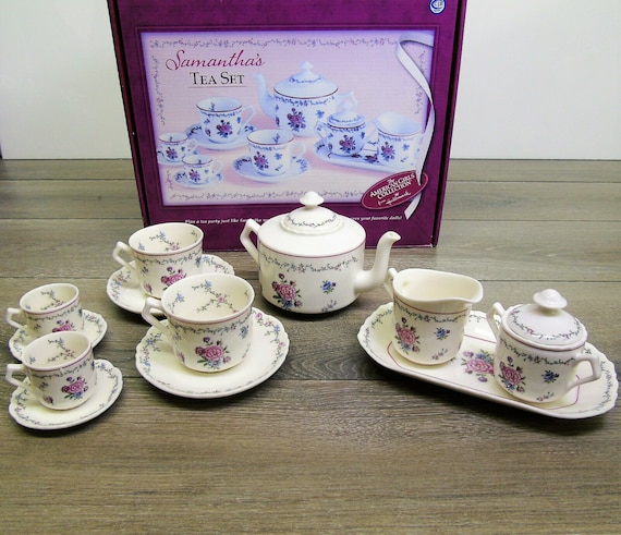 american girl doll samantha tea set
