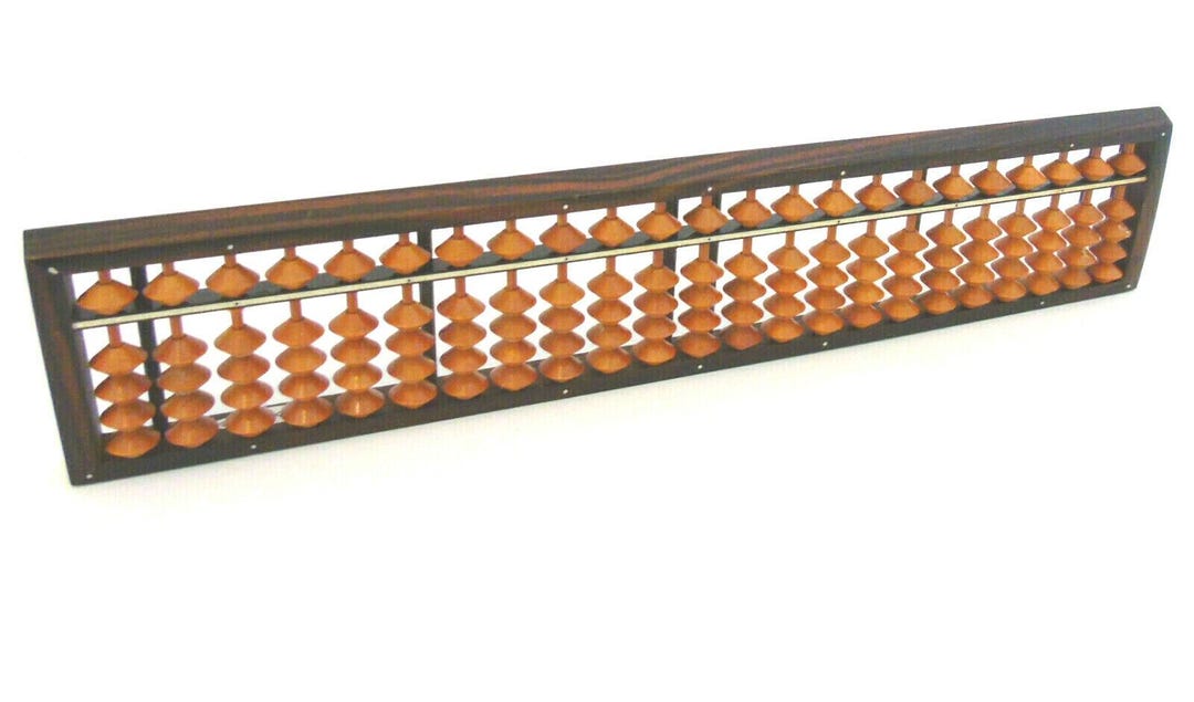 Abicious Math Counter Asian Abacus Math Calculator Long Bead Counter 23 Row 13