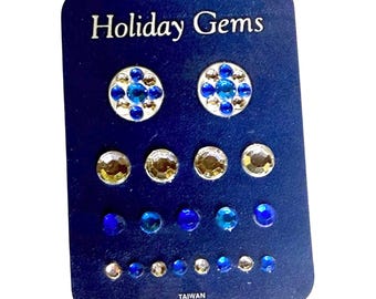American Girl Doll Jewels Earrings Twilight Accessories Stick On Holiday Gem New