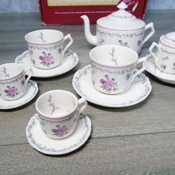 american girl samantha tea set